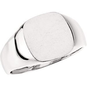 14K White 12mm Men