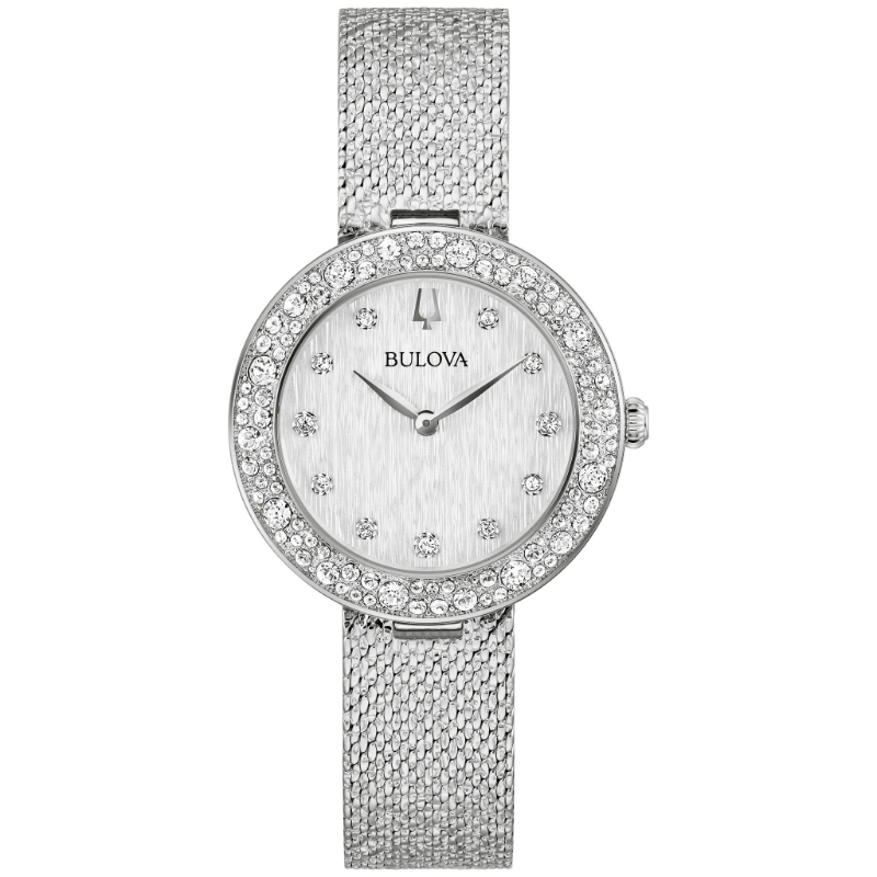 Bulova Crystal BUL Champagne Womens Watch
