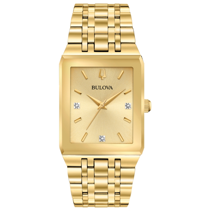 Bulova Modern BUL Quadra Mens Watch