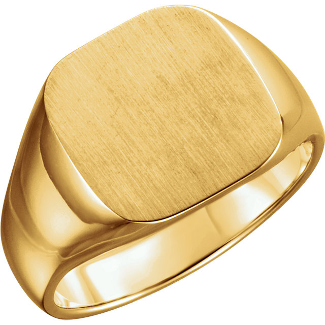 14K Yellow 14mm Men