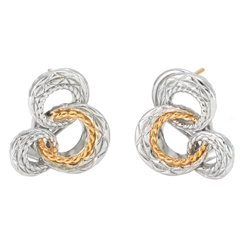 18K/Silver Earrings