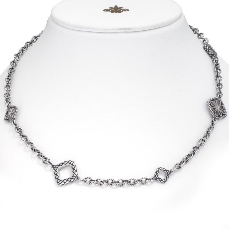 Silver Link Necklace (34