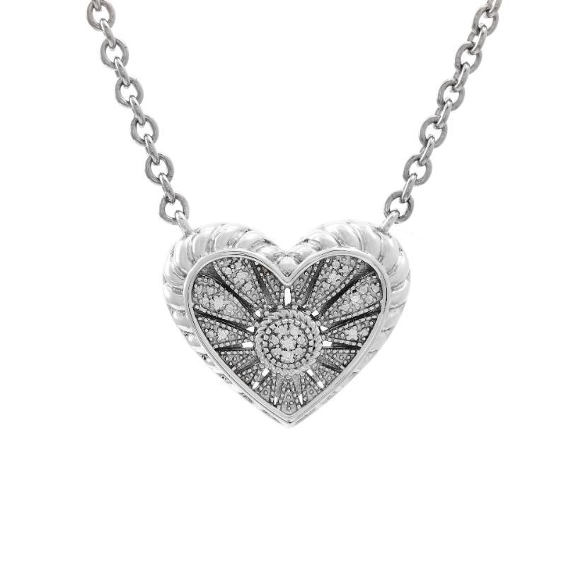 Silver Diamond Necklace