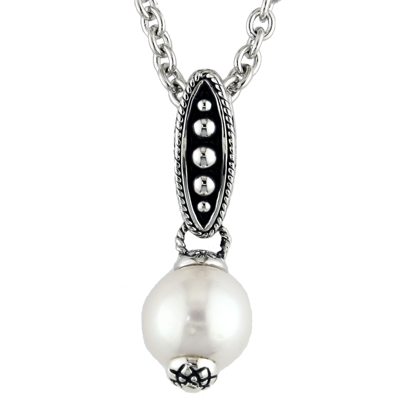 Silver Pearl Necklace