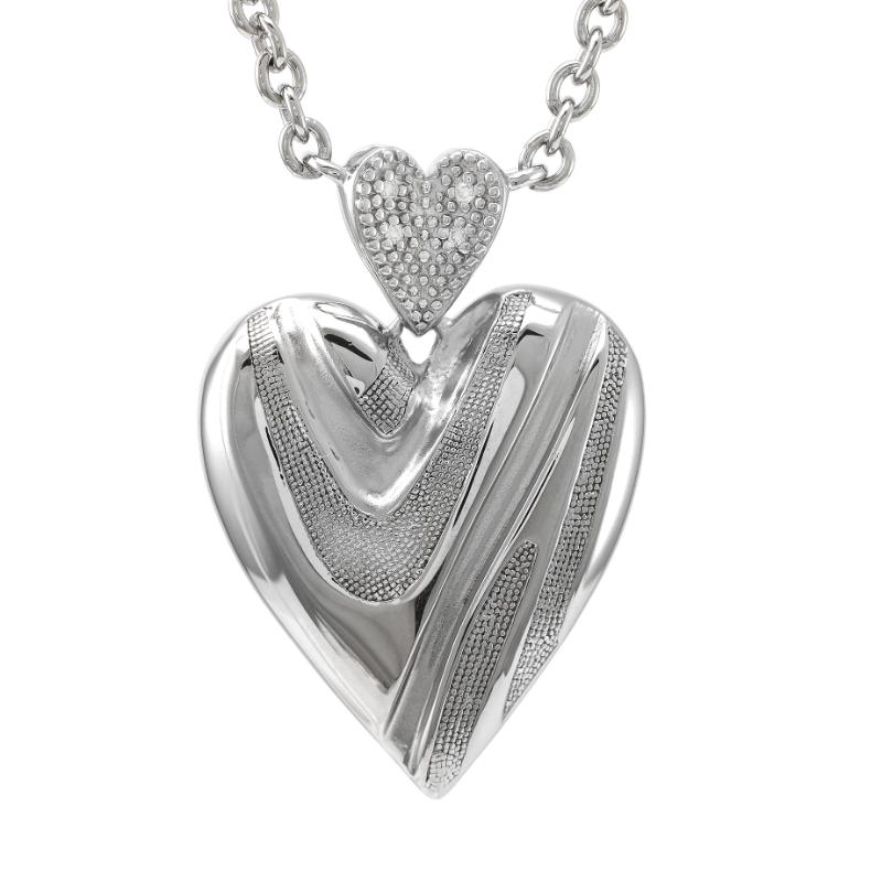 Silver Diamond Necklace