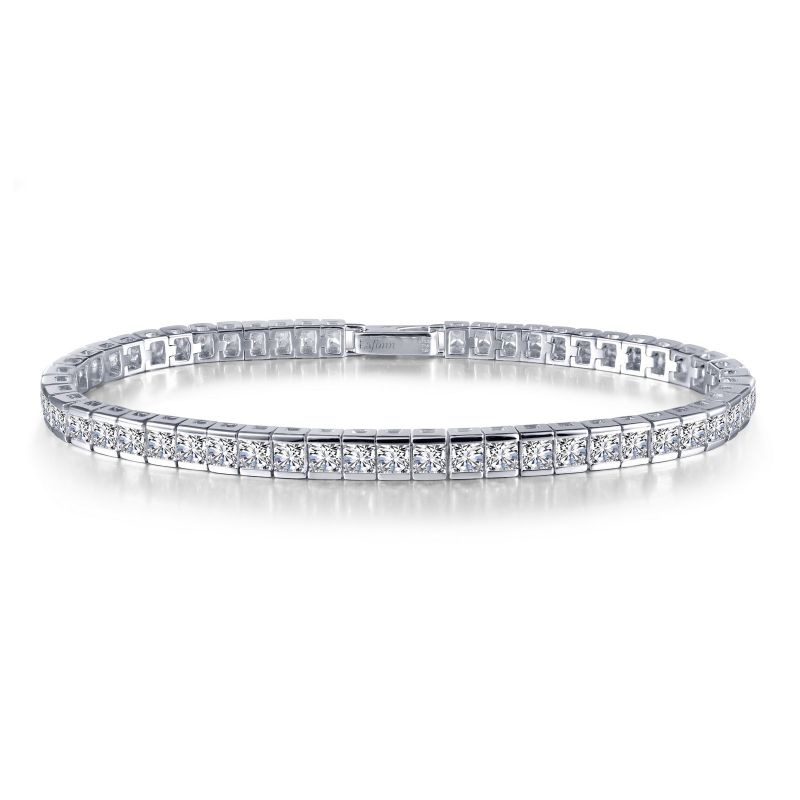 Princess-Cut Tennis Bracelet