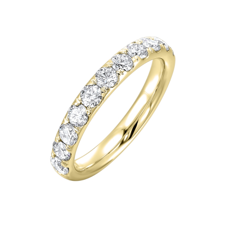 14K Yellow Gold Diamond 1Ctw Ring