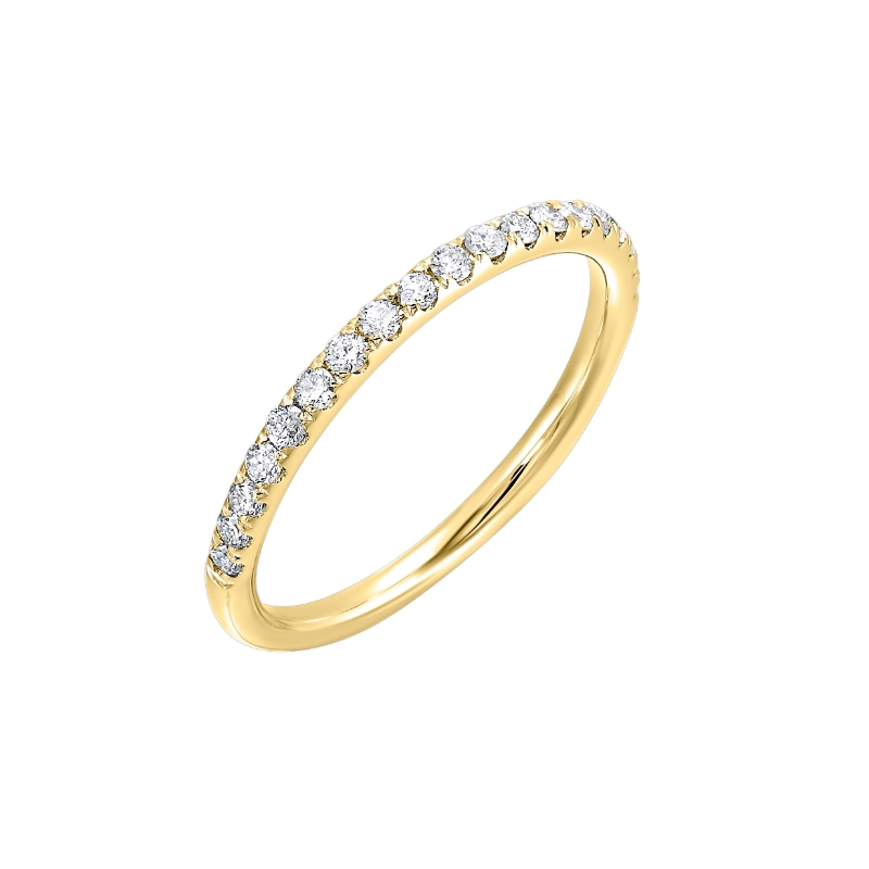 14K Yellow Gold Diamond 1/4Ctw Ring