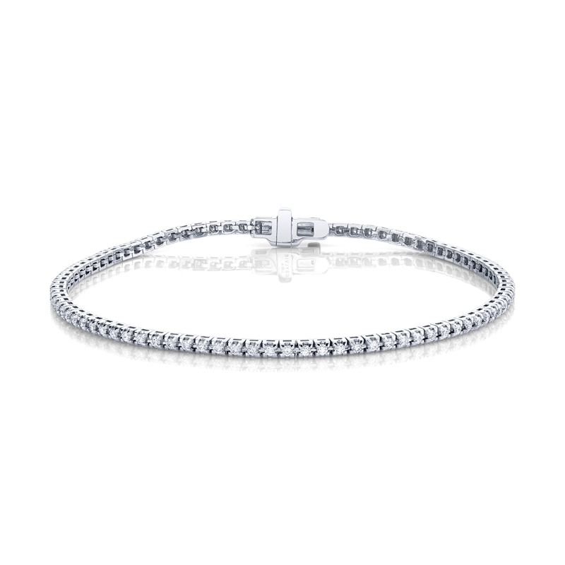Petite Diamond Clasp Bracelet 1.00 CT