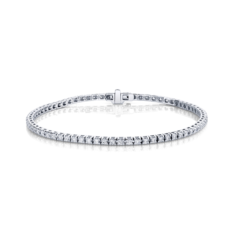 Petite Diamond Clasp Bracelet 3.00 CT