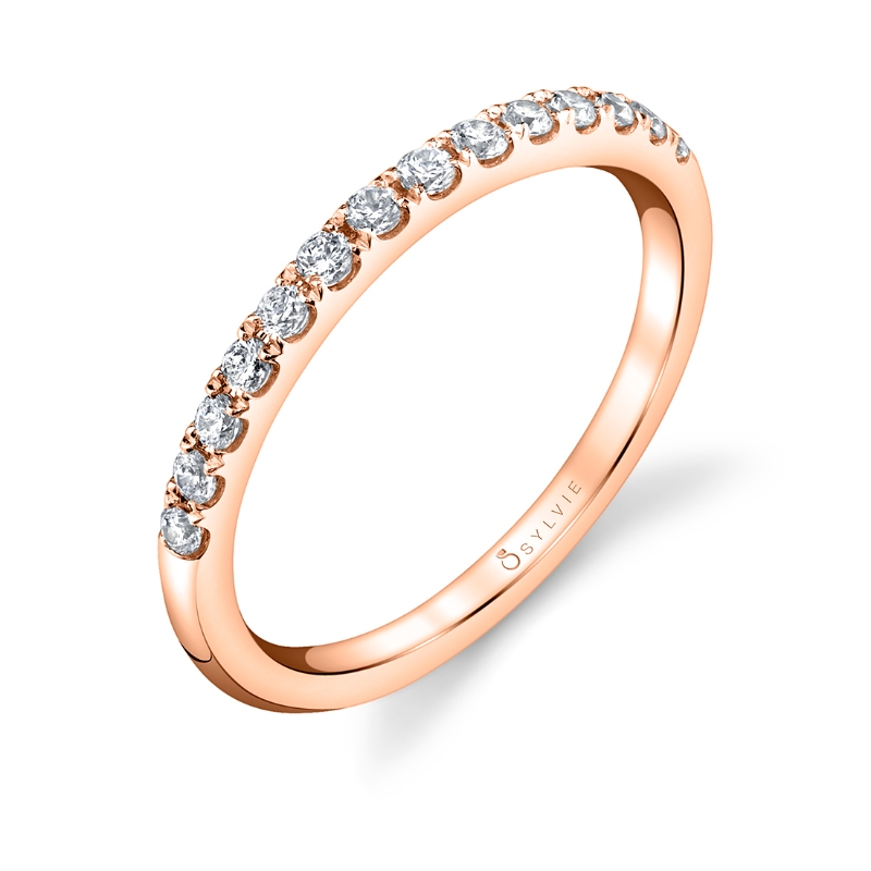 Classic Diamond Wedding Band - Celine