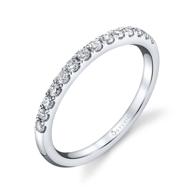 Classic Diamond Wedding Band - Celine