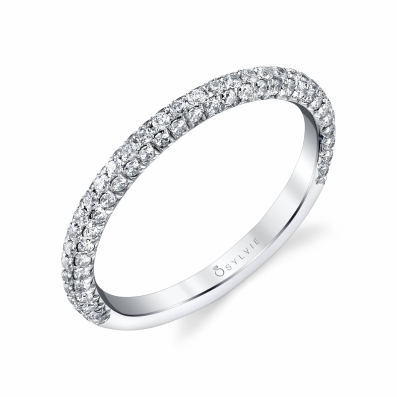 Classic Pave Wedding Band - Jayla