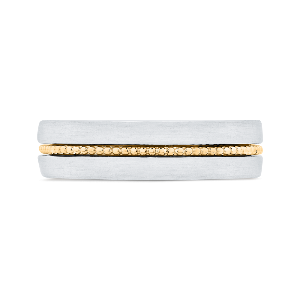14K Two Tone Gold Men