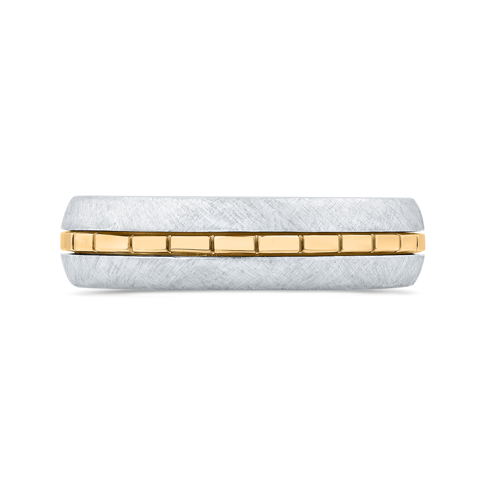 14K Two Tone Gold Men