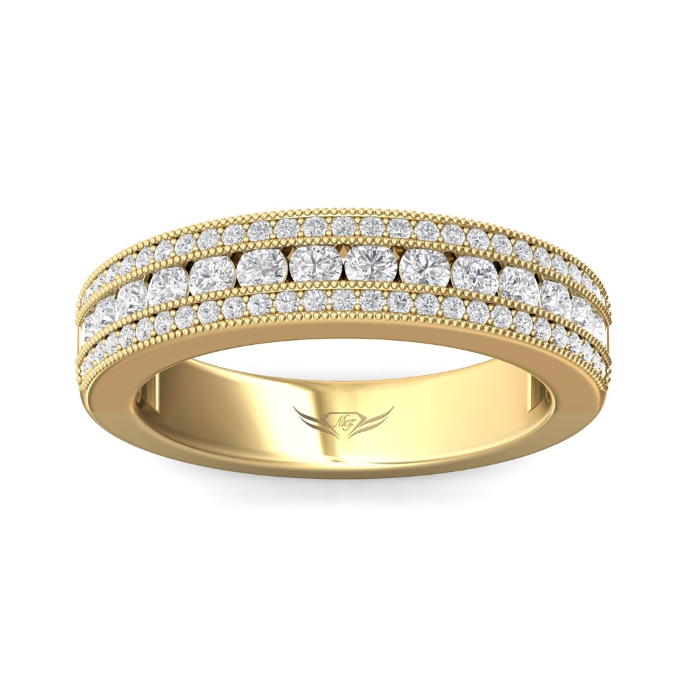14K Yellow Gold Wedding Band