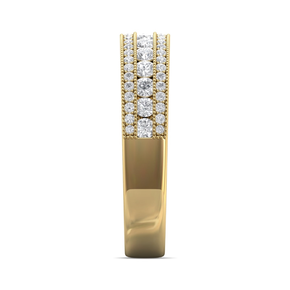 14K Yellow Gold Wedding Band