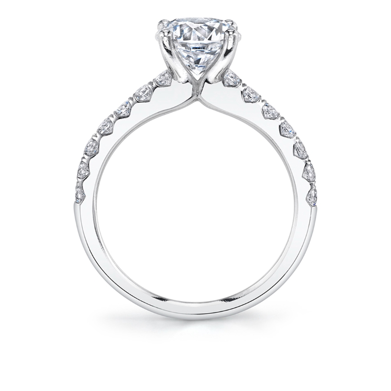 Round Cut Classic Engagement Ring - Aimee