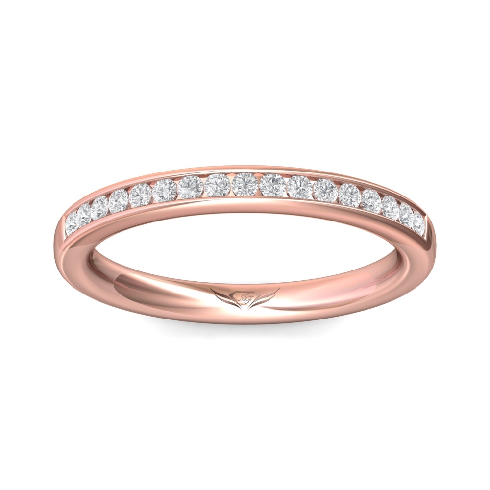 14K Rose Gold Wedding Band