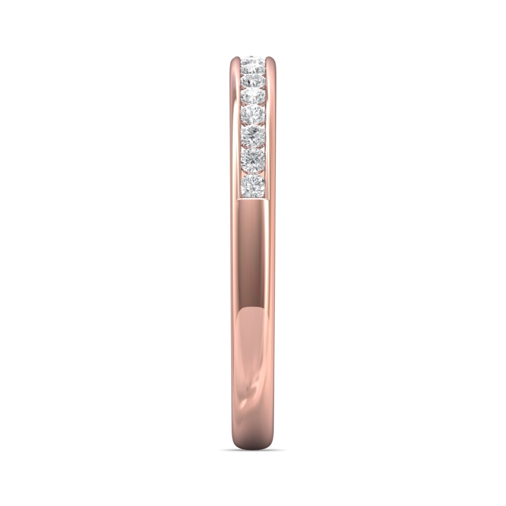 14K Rose Gold Wedding Band
