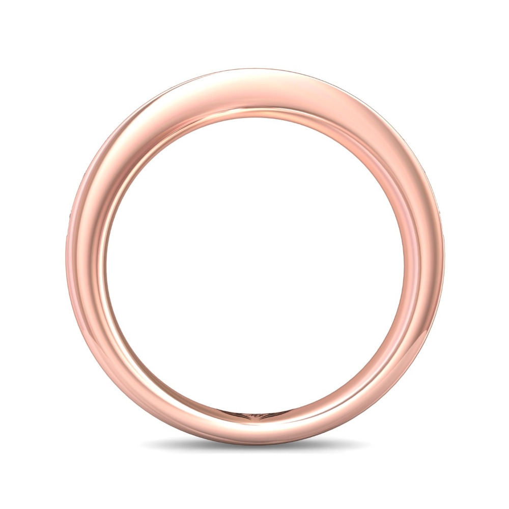 18K Rose Gold Wedding Band