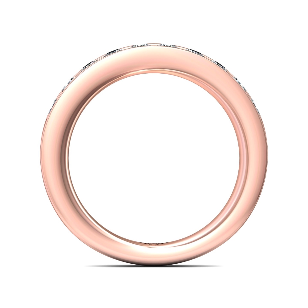 14K Rose Gold Wedding Band