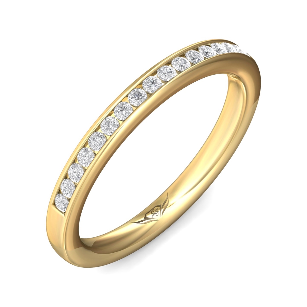 18K Yellow Gold Wedding Band