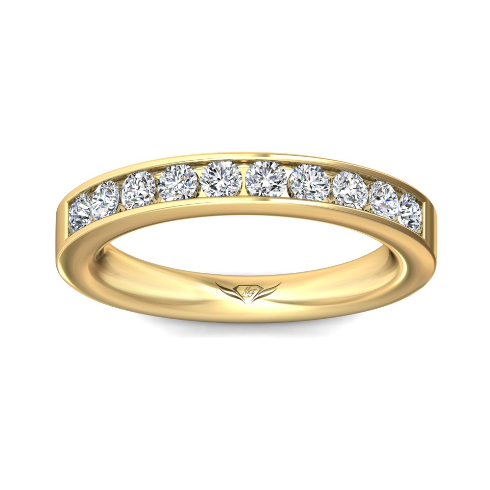 14K Yellow Gold Wedding Band