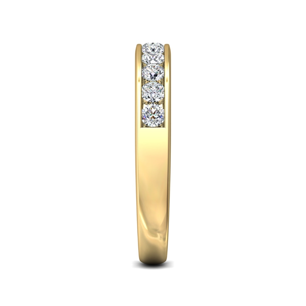 14K Yellow Gold Wedding Band