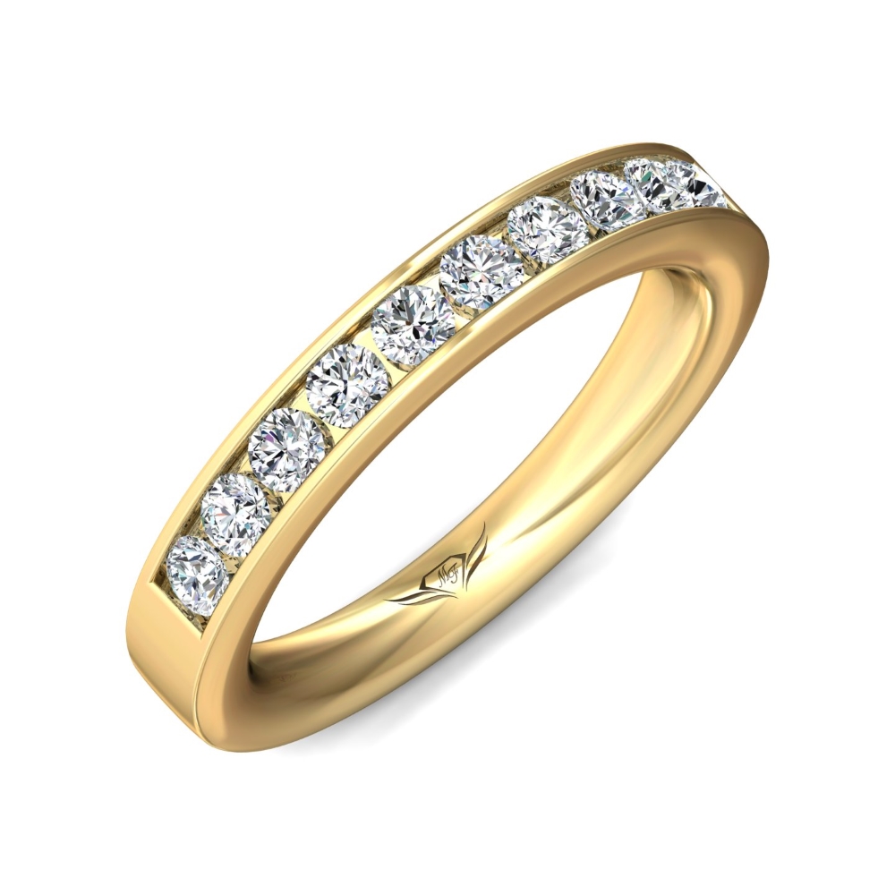 14K Yellow Gold Wedding Band