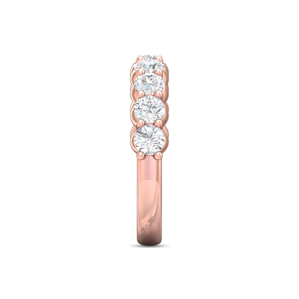 14K Rose Gold Wedding Band