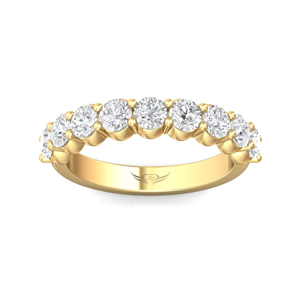14K Yellow Gold Wedding Band