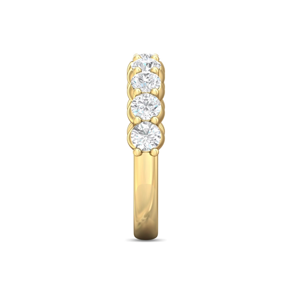14K Yellow Gold Wedding Band