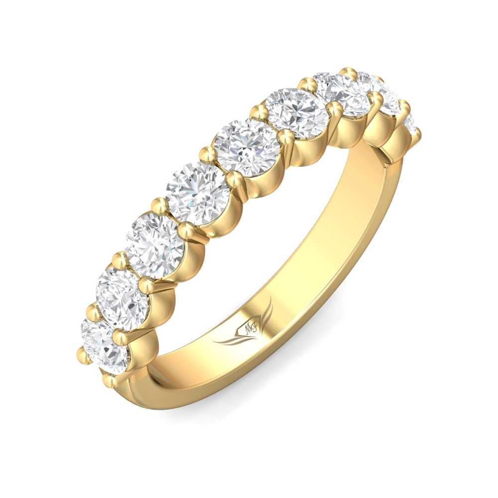 14K Yellow Gold Wedding Band