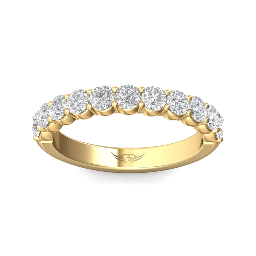 14K Yellow Gold Wedding Band