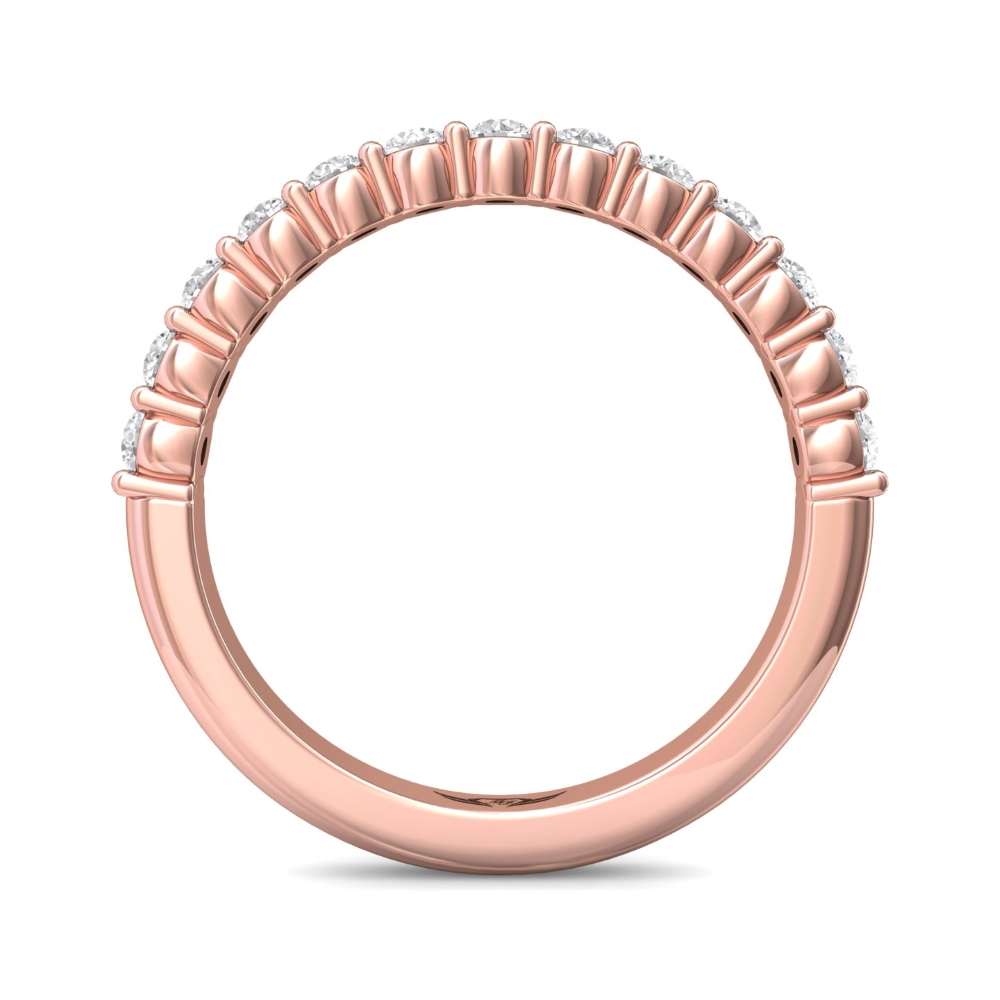 14K Rose Gold Wedding Band