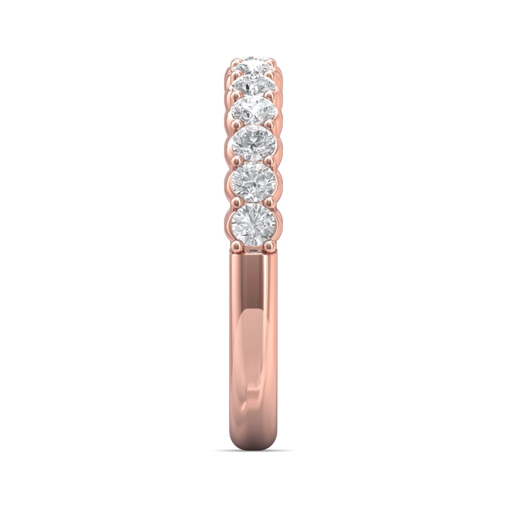 14K Rose Gold Wedding Band