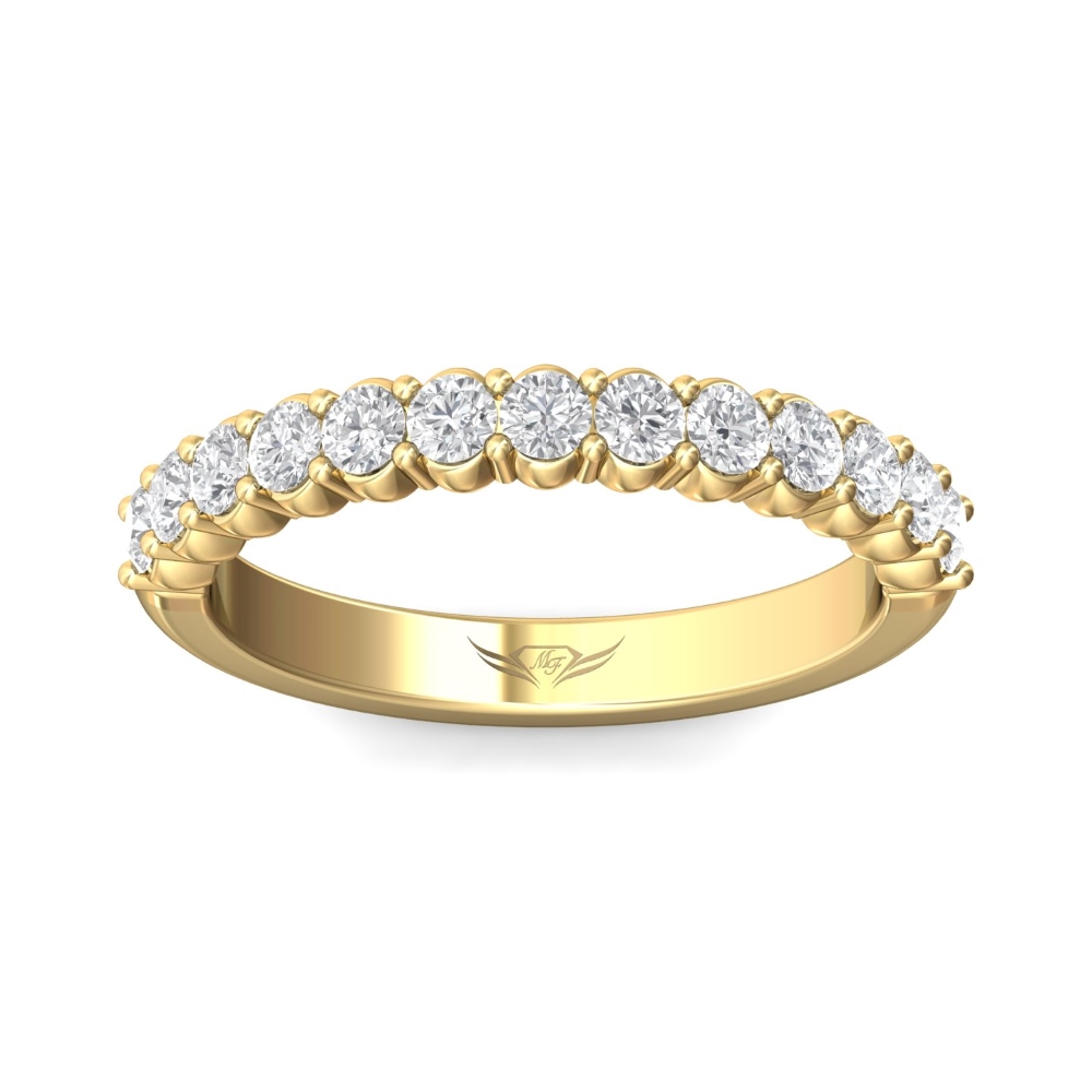 18K Yellow Gold Wedding Band