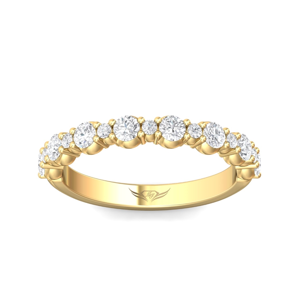 14K Yellow Gold Wedding Band
