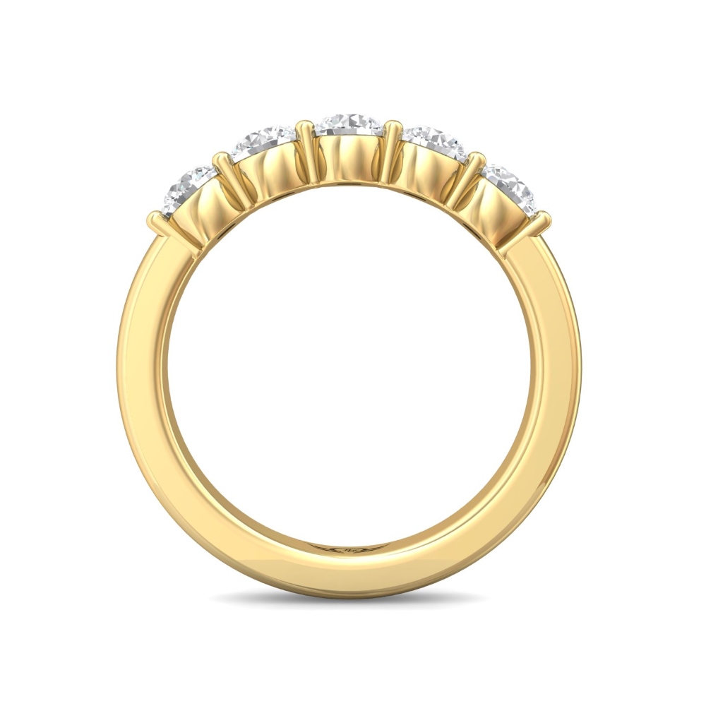 18K Yellow Gold Wedding Band