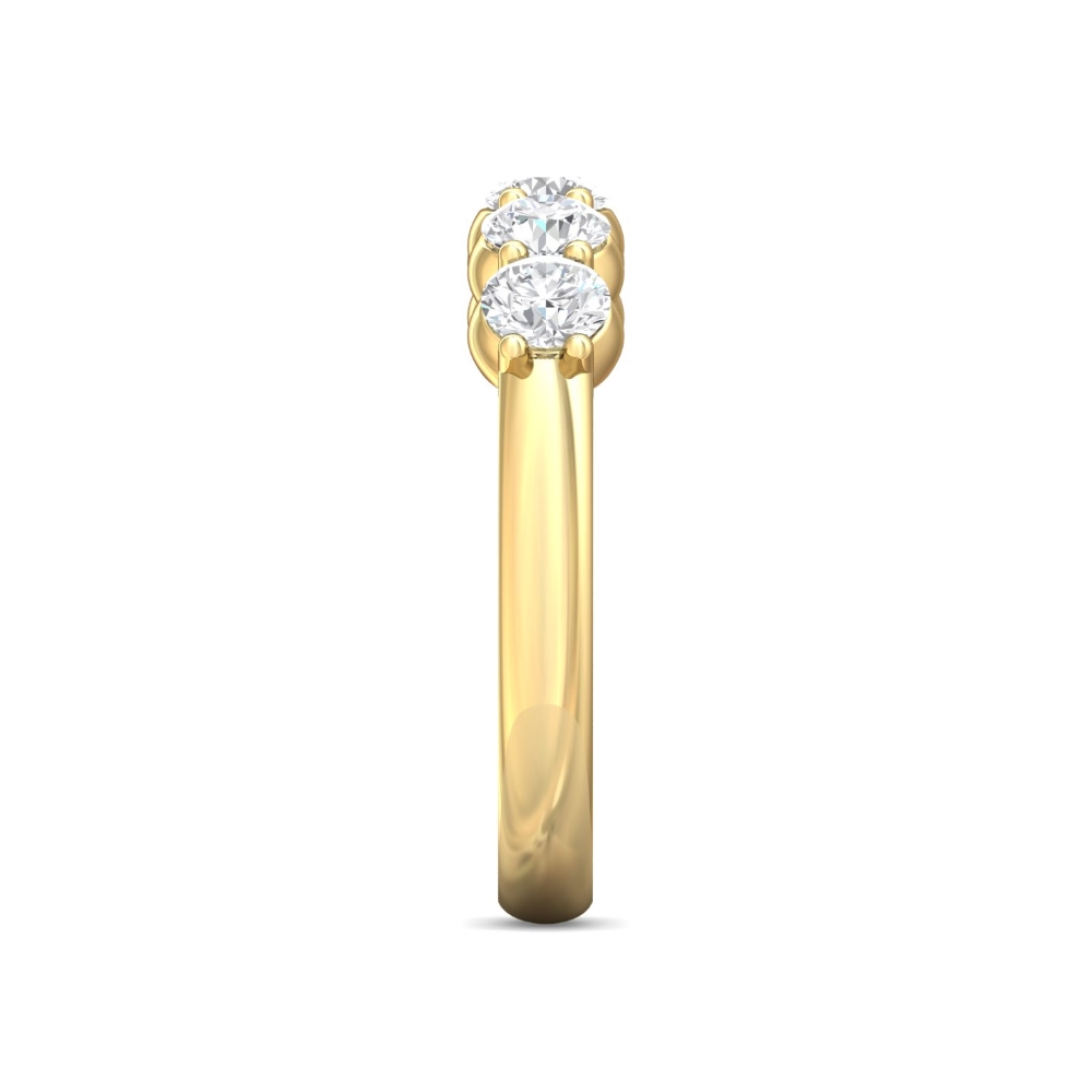18K Yellow Gold Wedding Band