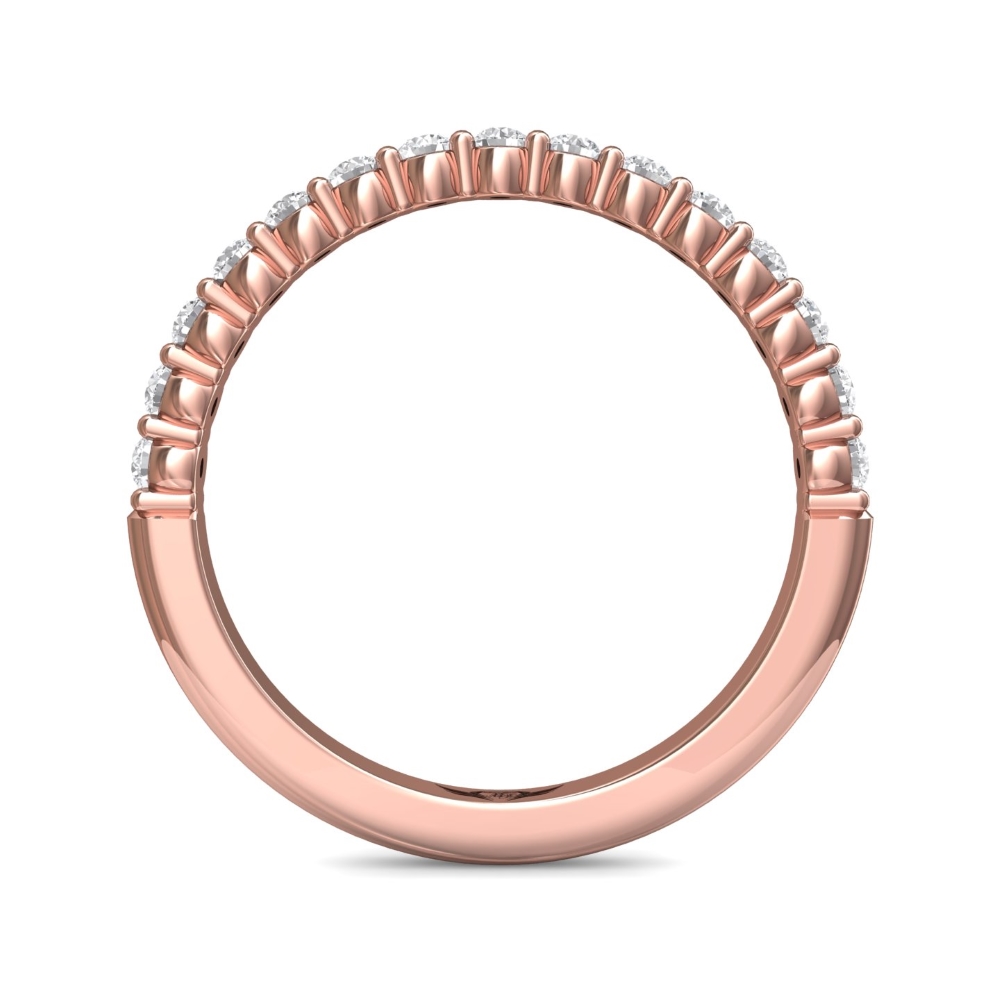 14K Rose Gold Wedding Band