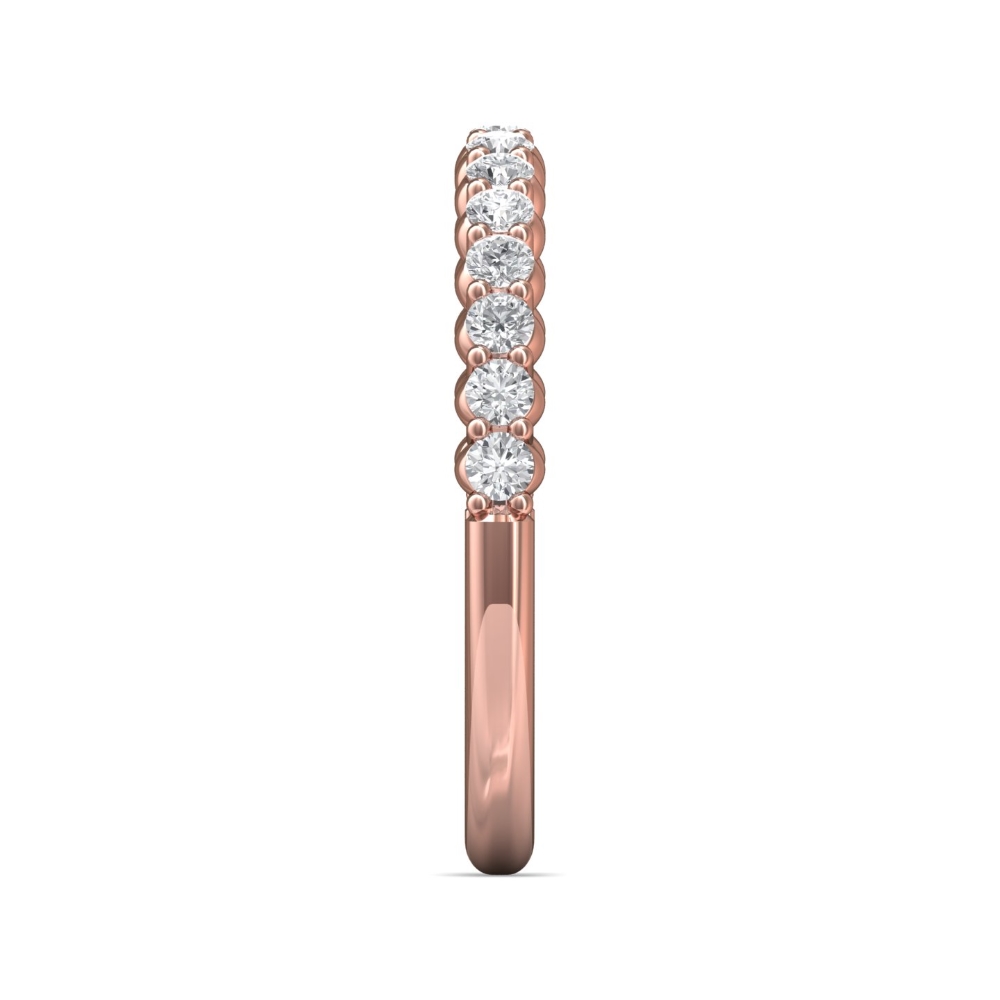 14K Rose Gold Wedding Band
