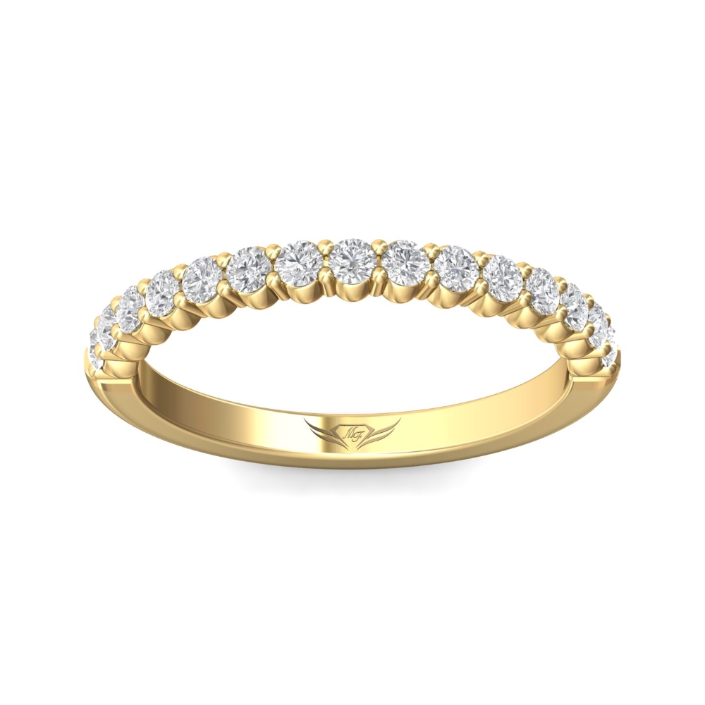 18K Yellow Gold Wedding Band