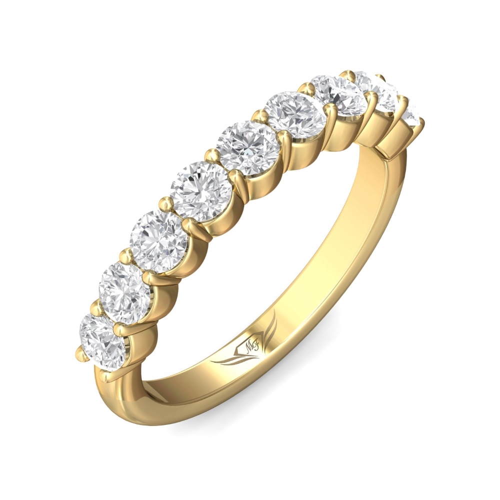 14K Yellow Gold Wedding Band