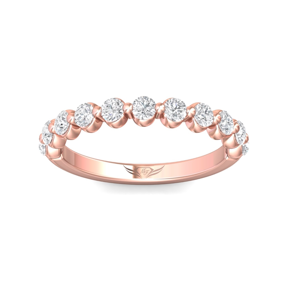 18K Rose Gold Wedding Band