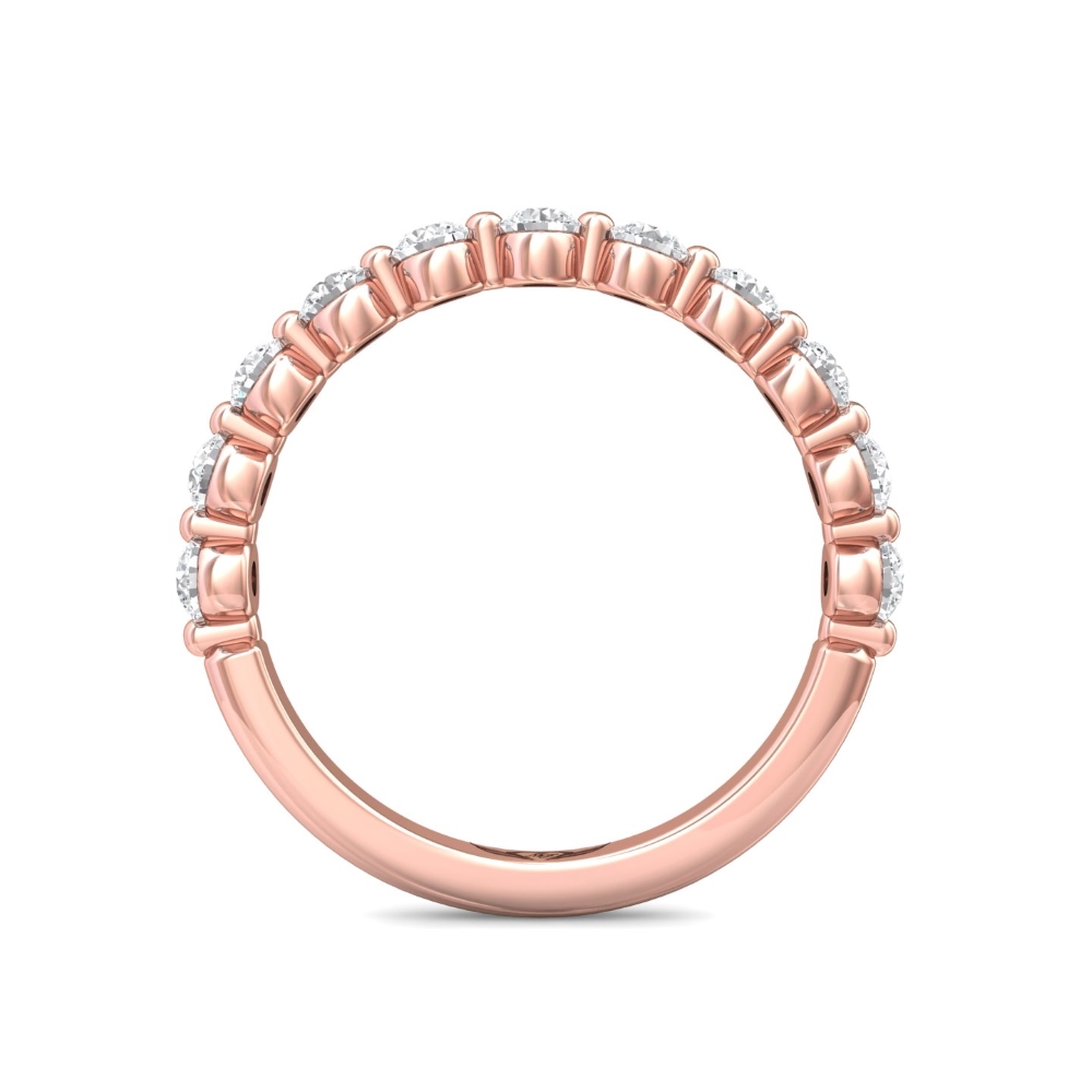 18K Rose Gold Wedding Band