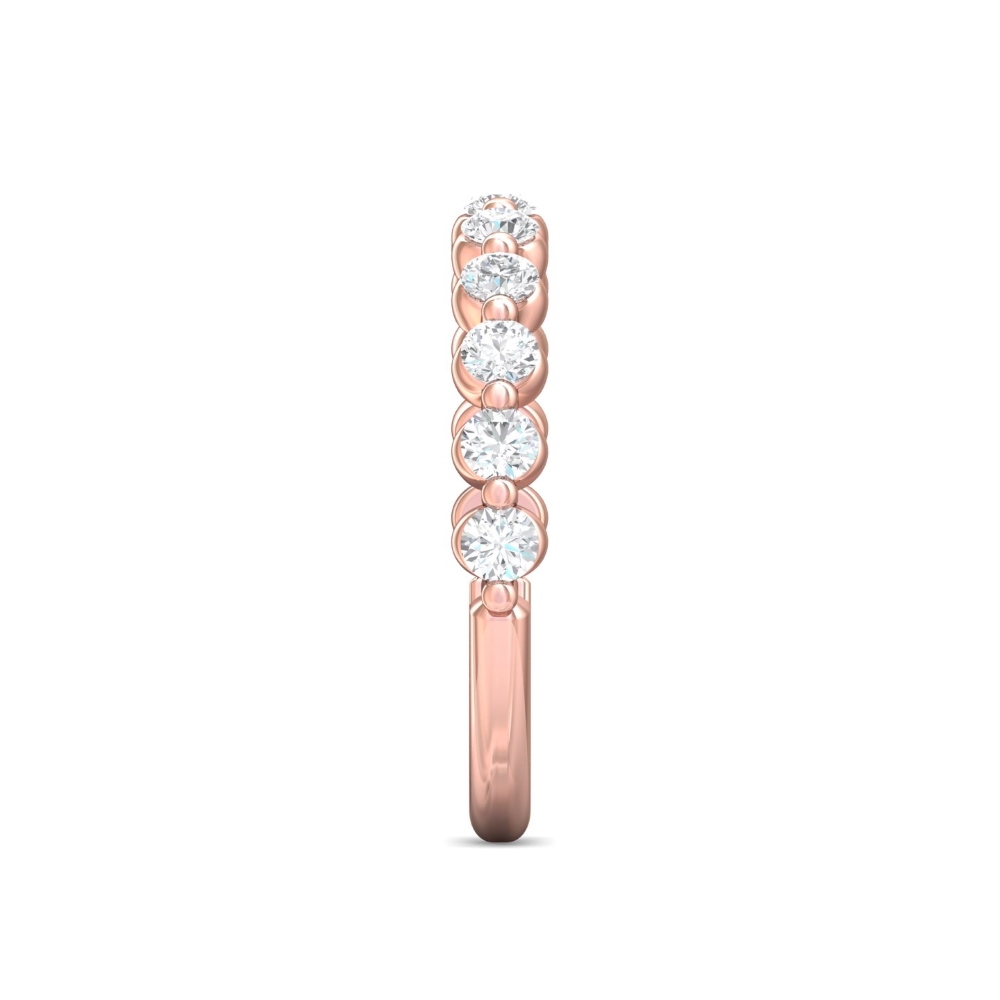 18K Rose Gold Wedding Band