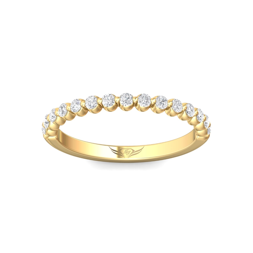 14K Yellow Gold Wedding Band