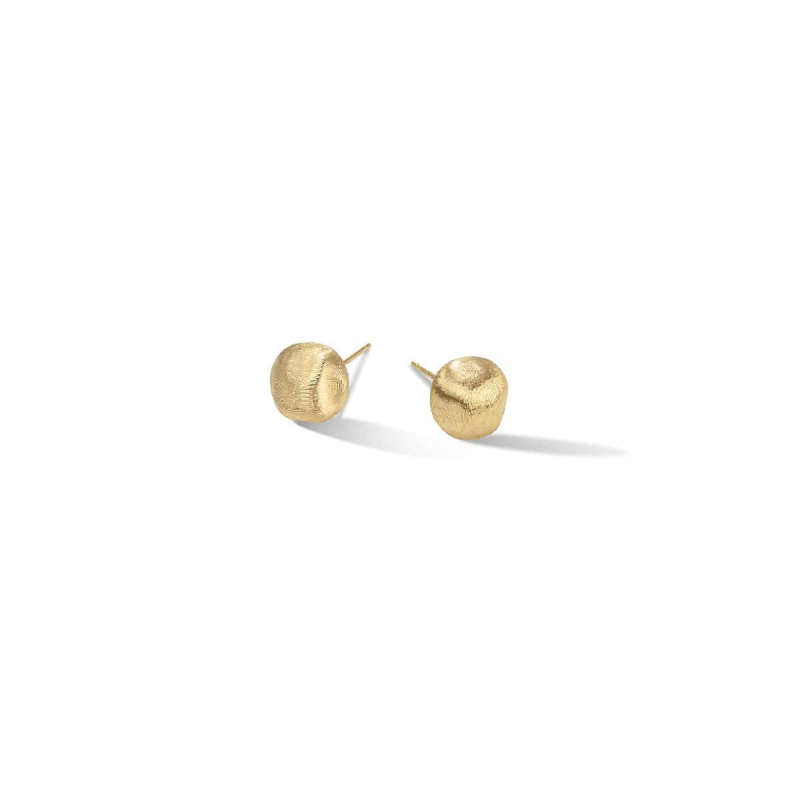 Gold Africa Stud Earrings